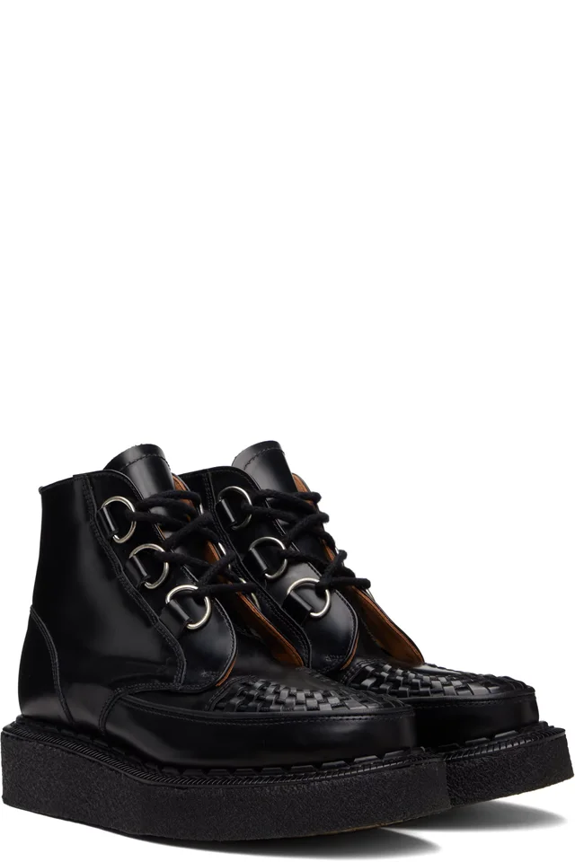 George Cox Black Skipton Boots, photo 4 of 5 from SSENSE