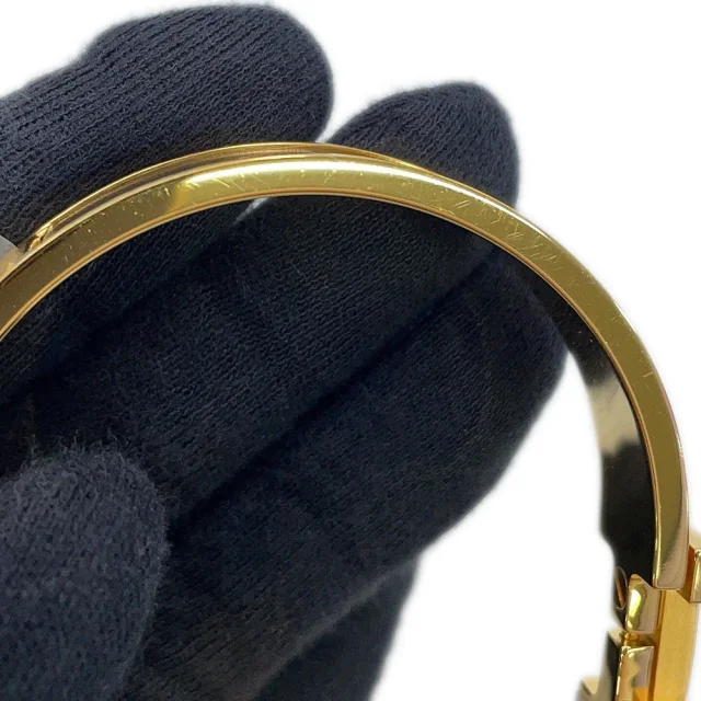 Hermès ClicHH Bangle Size PM Black Enamel Gold Plated in Black from GALLERY RARE, photo 8 of 10