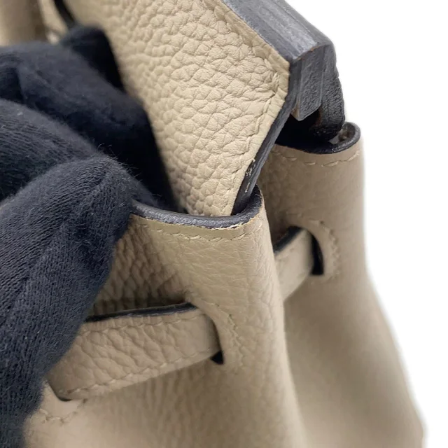 Hermès Birkin Tourtier Grey Togo Leather Size 25 in Grey Togo leather from GALLERY RARE, photo 9 of 20