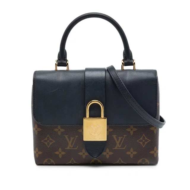 Brown Louis Vuitton Monogram Locky BB Satchel in Brown Coated canvas from Designer Revival