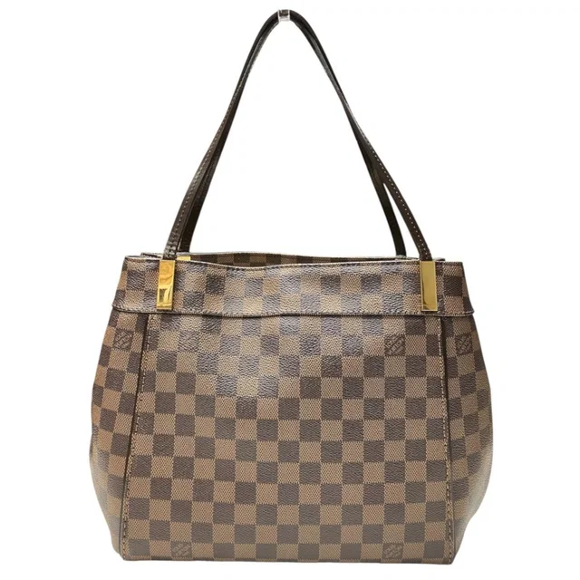 Louis Vuitton Marybone PM Damier Ebene Tote Bag Canvas in Brown Canvas from The Reluxe