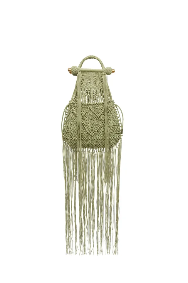 2601 - SUMMER 26 MACRAME FRINGE BAG from Alemais, photo 1 of 1