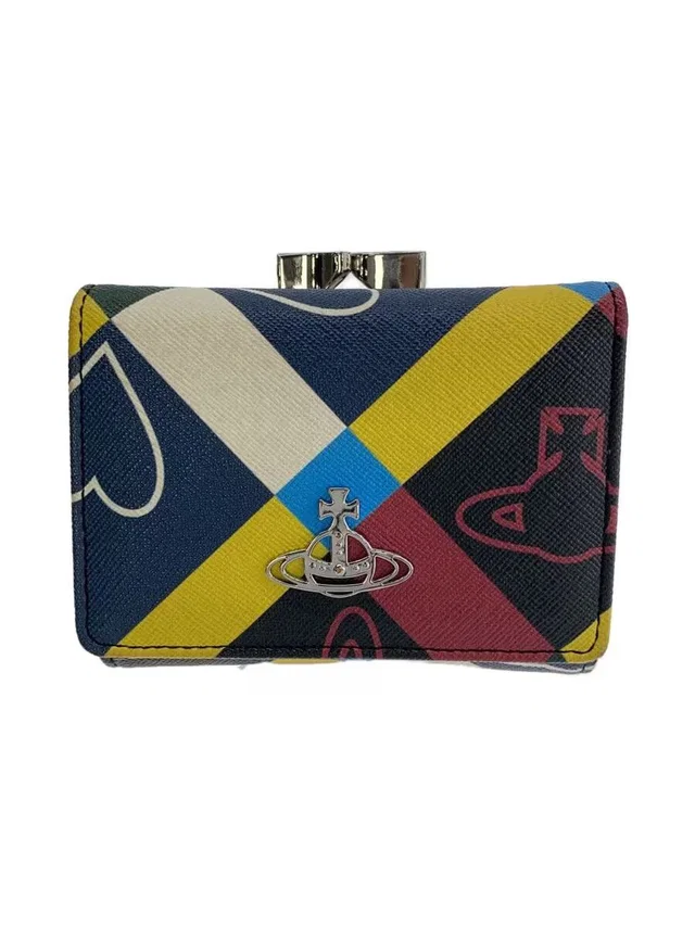 Vivienne Westwood Heart Orb Leather Wallet in multicolor Leather from Grailed