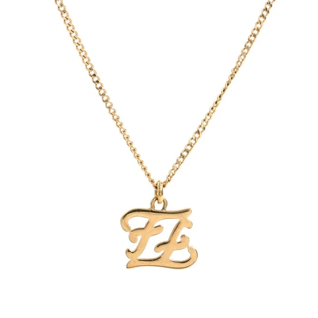 Fendi Necklace Gold in Gold from The Reluxe