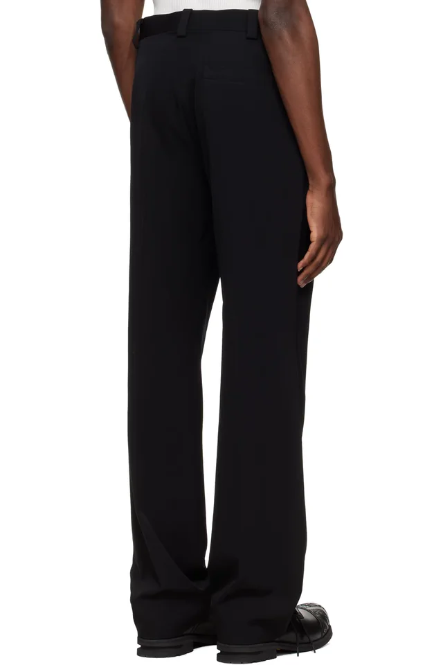 Kiko Kostadinov Black Csomor Trousers, photo 3 of 4 from SSENSE