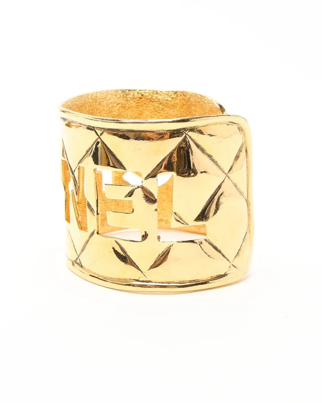 Chanel Logo Cuff from A Retro Tale, photo 2 of 4