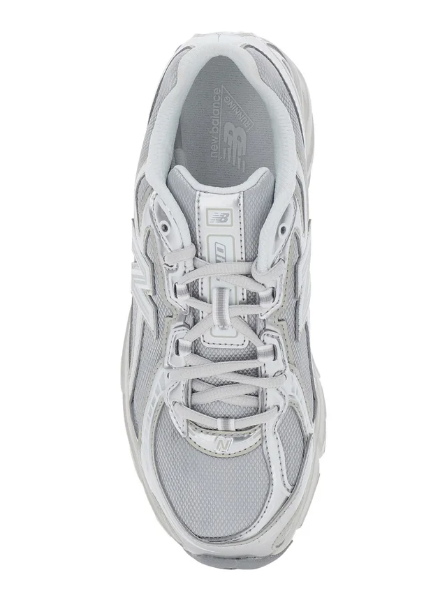 NEW BALANCE '740' silver Colored Sneakers with Metallic Details and logo patch on the side in tech fabric unisex in 100% Synthetic/Mesh, photo 8 of 8 from Gaudenzi Boutique