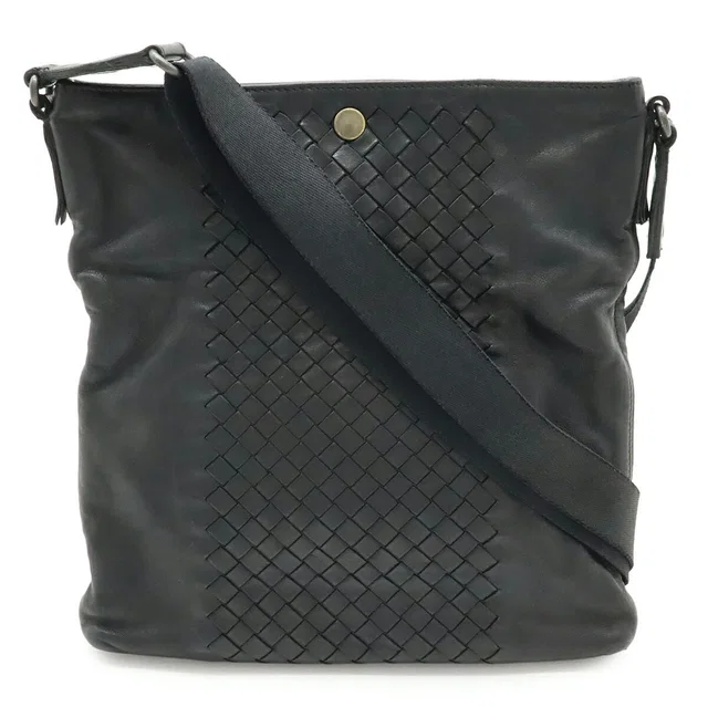 Bottega Veneta Intrecciato Leather Shoulder Bag in Woven leather from LuxUness
