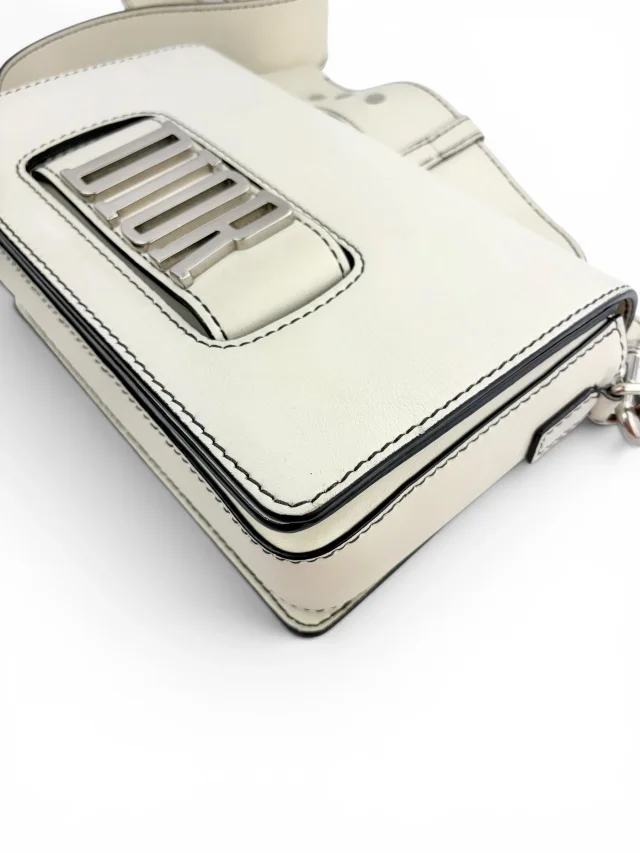 Dior Off White Dio(r)evolution Crossbody Bag in White Leather from Season 2 Consign, photo 3 of 3