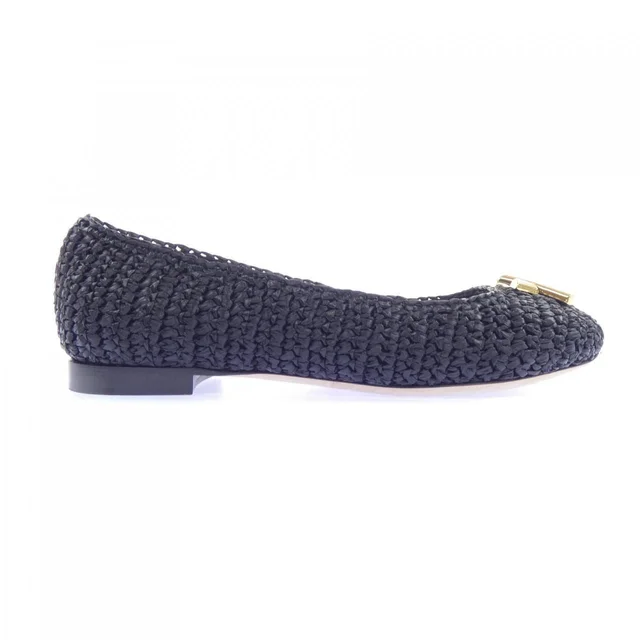 Louis Vuitton Nina Line Ballerina Flat Shoes in Raffia from The Reluxe
