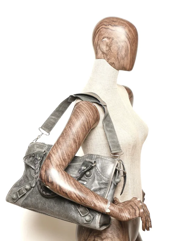 Balenciaga Motocross City Brogues Bag in Denim from A Retro Tale, photo 9 of 9
