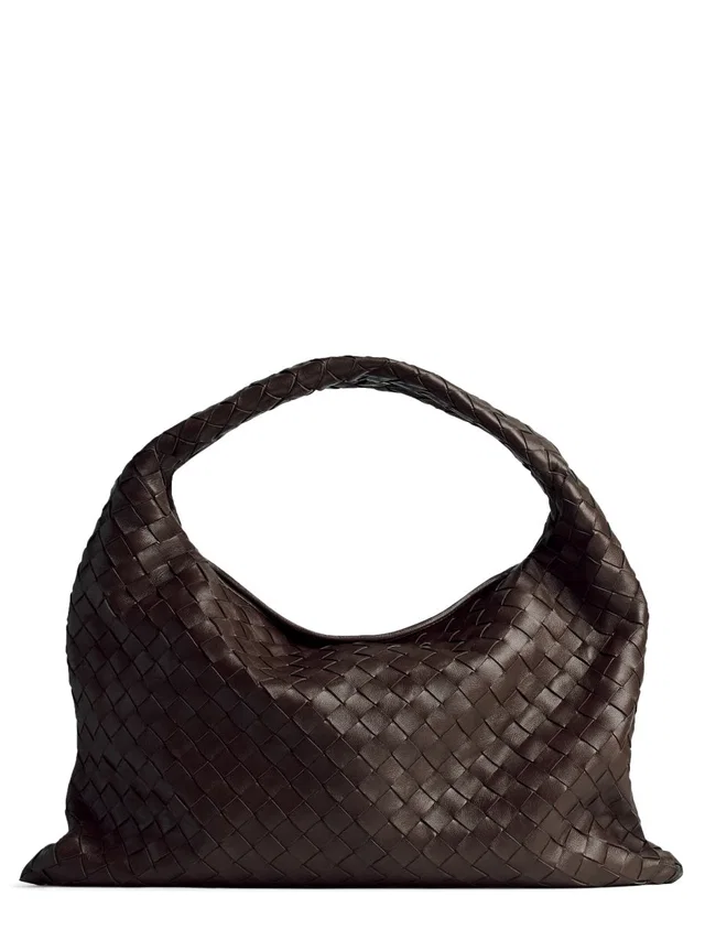 Bottega Veneta Shoulder Bag — Brown Leather in Brown Leather from HEWI