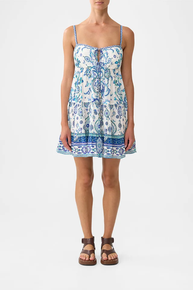 Camilla eBoutique GATHERED BUST TIERED MINI DRESS ISNIK LULLABY from CAMILLA, photo 1 of 1