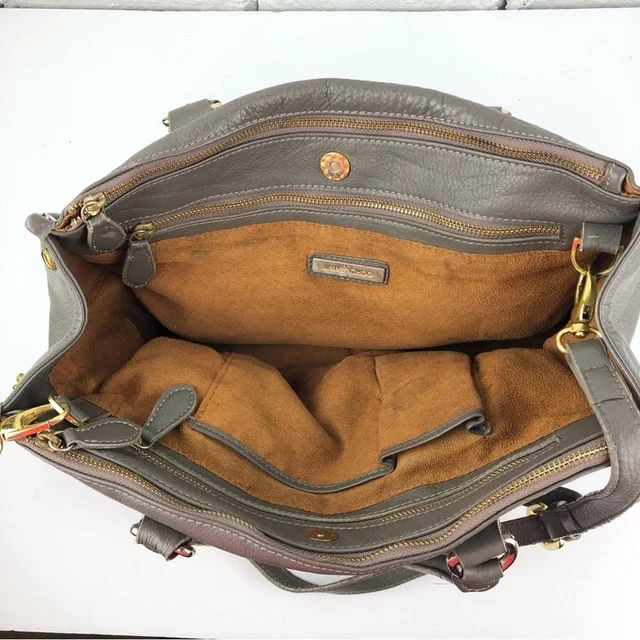 Jimmy Choo Women's Bag - Grey in gray from Depop, photo 9 of 9