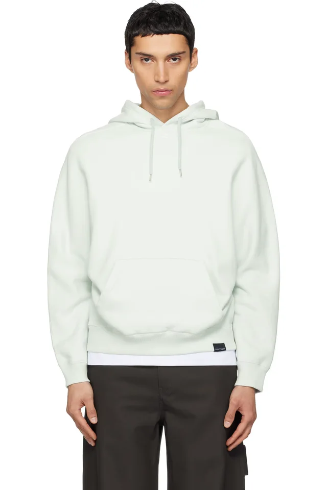 Courrèges Green Oversized Hoodie, image 1 of 1 from SSENSE