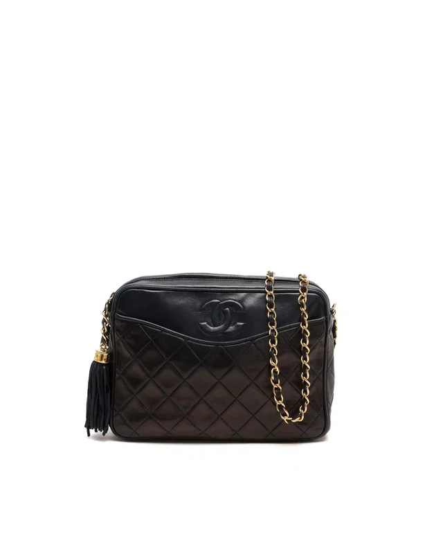 Chanel CC Tassel Camera Bag in Leather from A Retro Tale