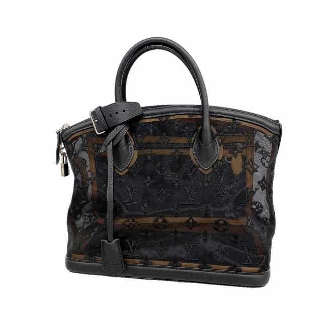Louis Vuitton Handbag Monogram Lockit Noir in Black from The Reluxe