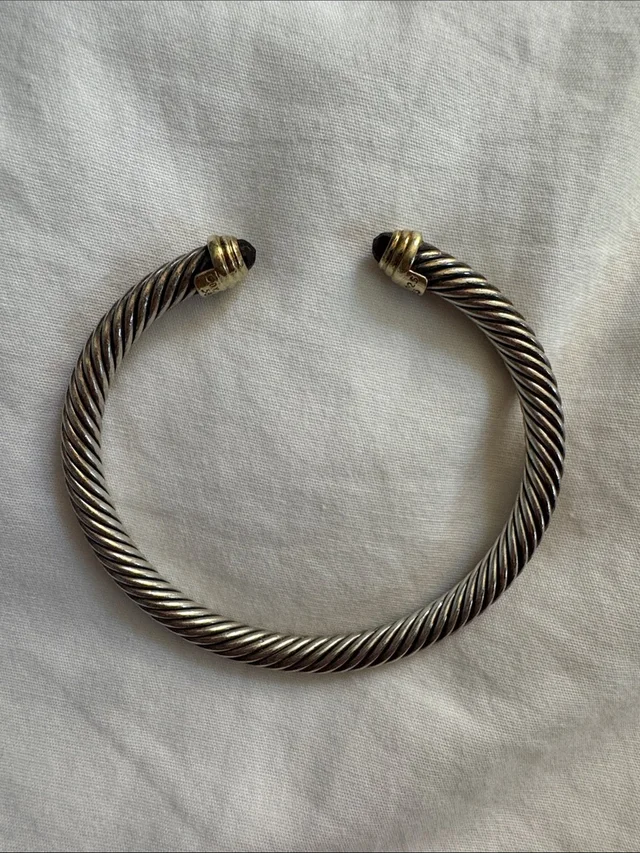 David Yurman Classic Cable Bracelet, Garnet in silver|gold|gray from Poshmark