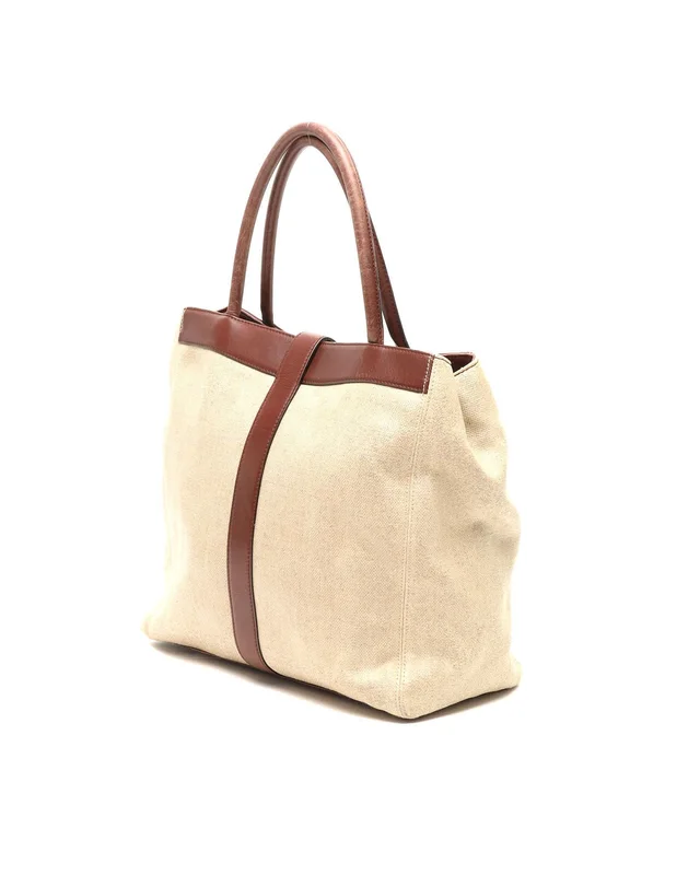 Chanel Linen Canvas Tote Bag in Canvas from A Retro Tale, photo 3 of 13