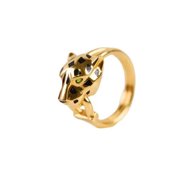 Cartier Panthere 18k Ring Size 53 Yellow Gold in Yellow from The Purse Affair