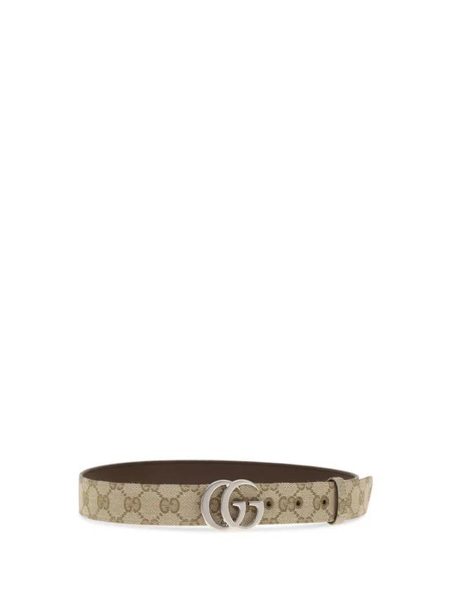 Gucci Belt — Beige Fabric in Beige Denim from HEWI
