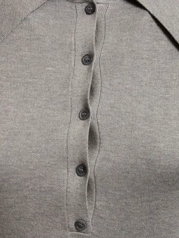 16arlington Midi dress with shirt collar in 55% Silk, 45% Cotton, photo 4 of 5 from LUISAVIAROMA