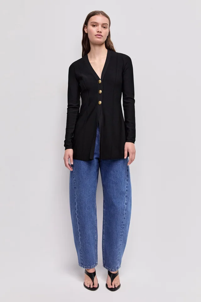 AJE Sara Longline Cardigan in Black from Aje, photo 1 of 1