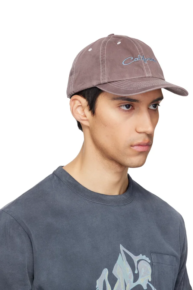 ERL Brown 'California' Cap, photo 2 of 3 from SSENSE