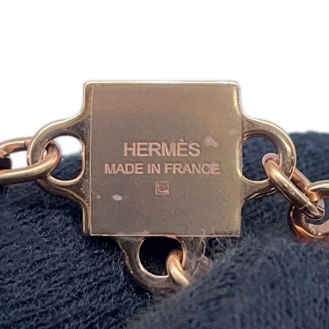 Hermès Disco Fauve Necklace Bordeaux Metal Swift Leather in Burgundy Swift leather from GALLERY RARE, photo 7 of 8