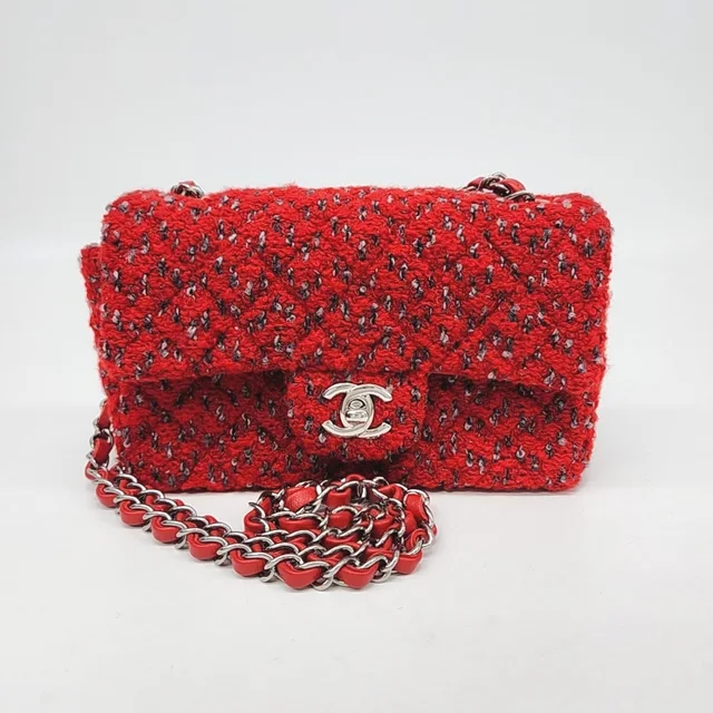 Chanel Tweed New Mini Crossbody Bag from GUGUS