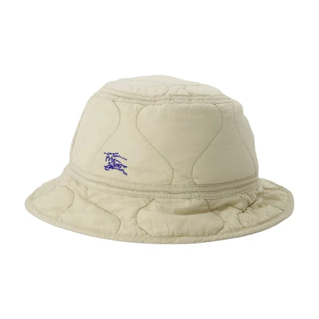 Burberry 8082706 Quilted Nylon Bucket Hat — Beige in Beige Nylon from HEWI
