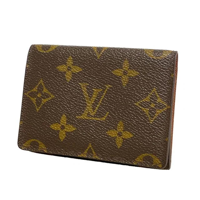 Louis Vuitton Business Card Case Monogram Envelope Holder Brown in Brown from The Reluxe