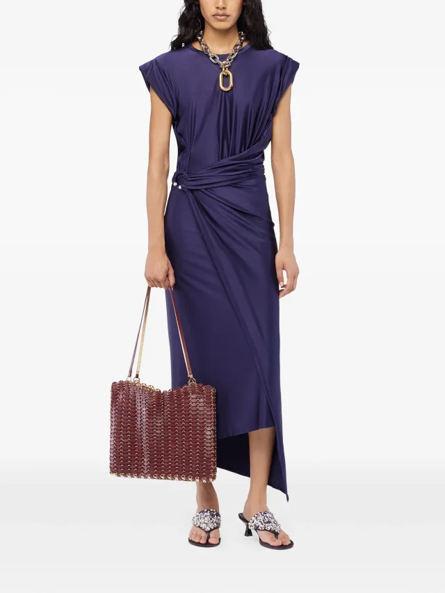 Rabanne midi piercing-detail dress, photo 2 of 2 from FARFETCH
