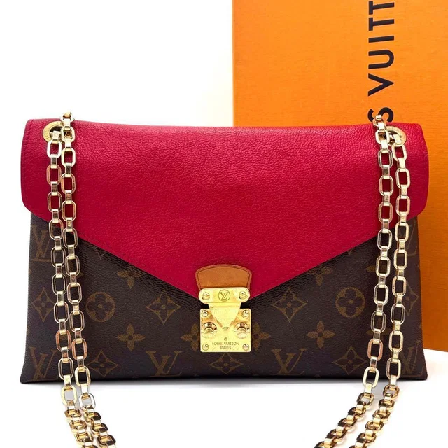 Louis Vuitton Monogram Pallas Chain 2-Way Shoulder Bag in Calfskin from The Reluxe