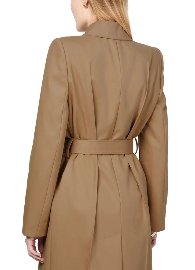 MCQUEEN Trench coat in Beige 100% cotton, photo 5 of 6 from 24S (US)