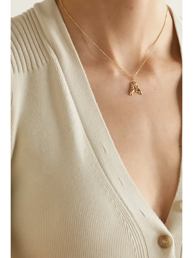 COMPLETEDWORKS + NET SUSTAIN Classicworks gold vermeil necklace in Metallic, photo 2 of 2 from NET-A-PORTER (Canada)