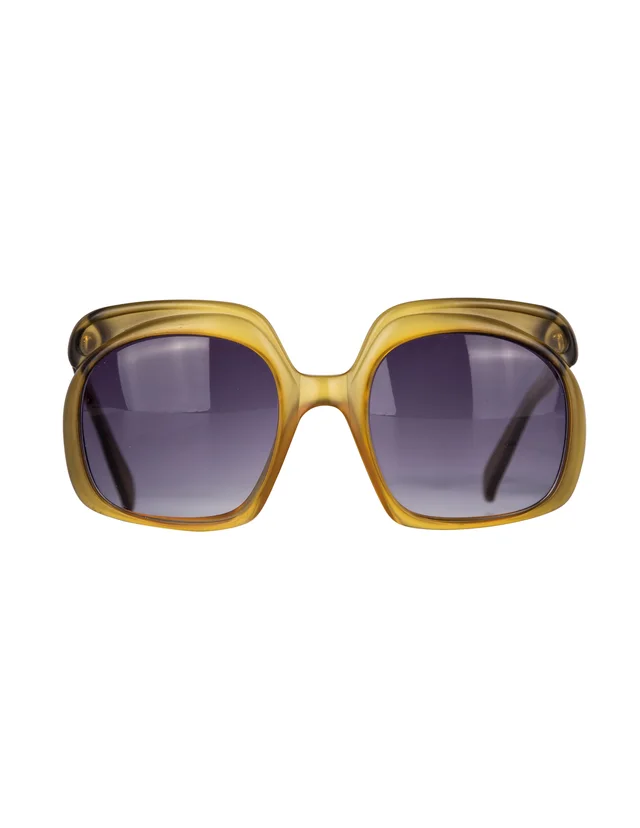 Dior Vintage Matte Amber Model 2009 Sunglasses from Amarcord Vintage Fashion
