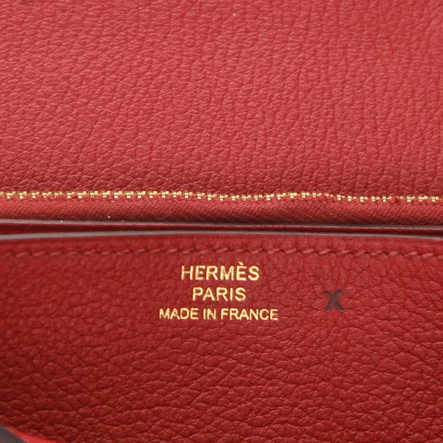 Hermès Convoyeur shoulder bag in Red Togo leather from Collector Square, photo 3 of 4