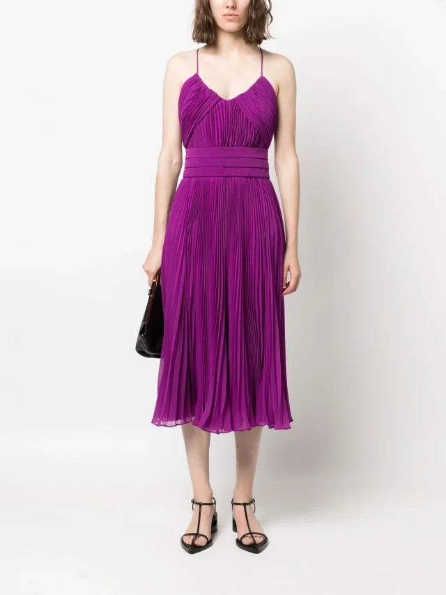 Max Mara Pianoforte Pleated Midi Dress, photo 3 of 5 from Balardi