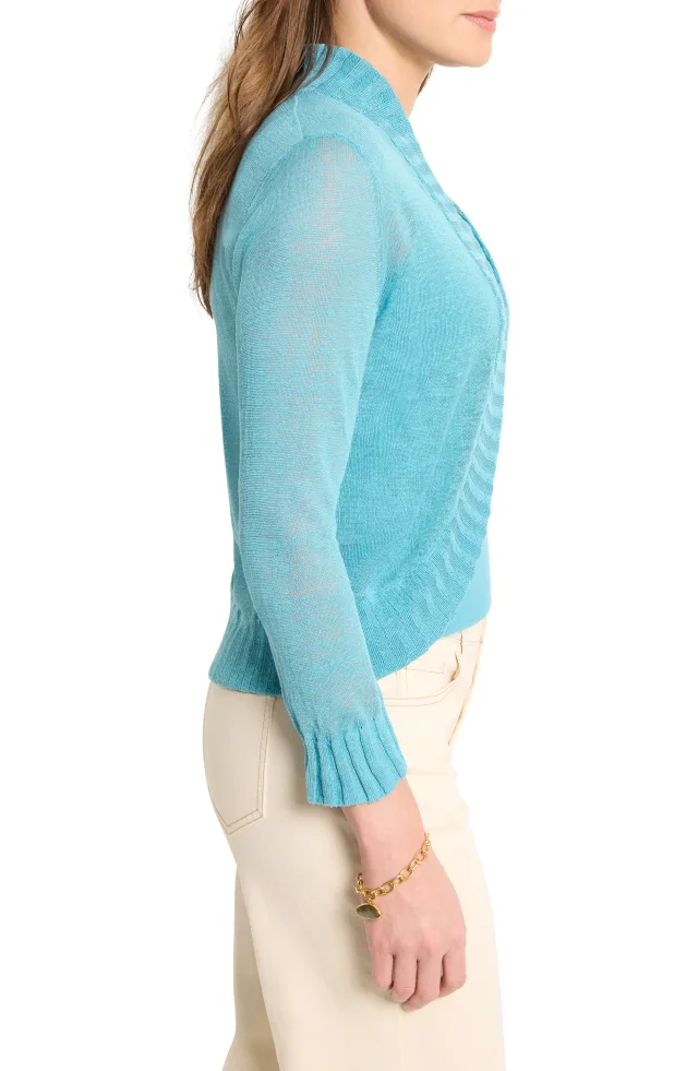 NIC+ZOE Linen Blend Bolero Cardigan, photo 3 of 4 from Nordstrom Rack