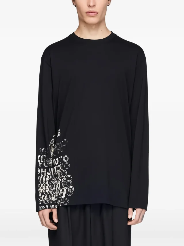 Y-3 graphic long-sleeved T-shirt, photo 2 of 2 from FARFETCH