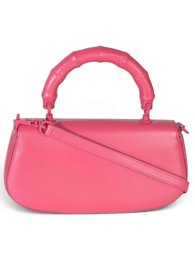 Gucci Pink Calfskin Medium Bamboo Diva Bag in Pink Calfskin from Season 2 Consign, photo 4 of 9
