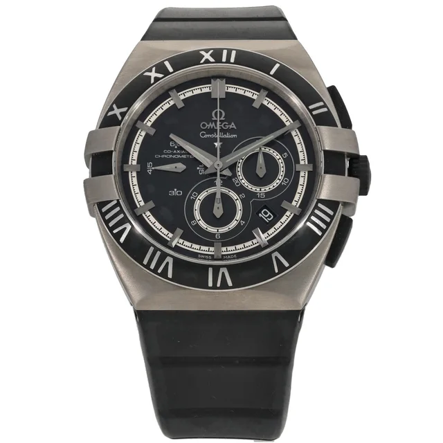 Omega Constellation Double Eagle 121.92.41.50.01.001 41mm Titanium Watch from H&T