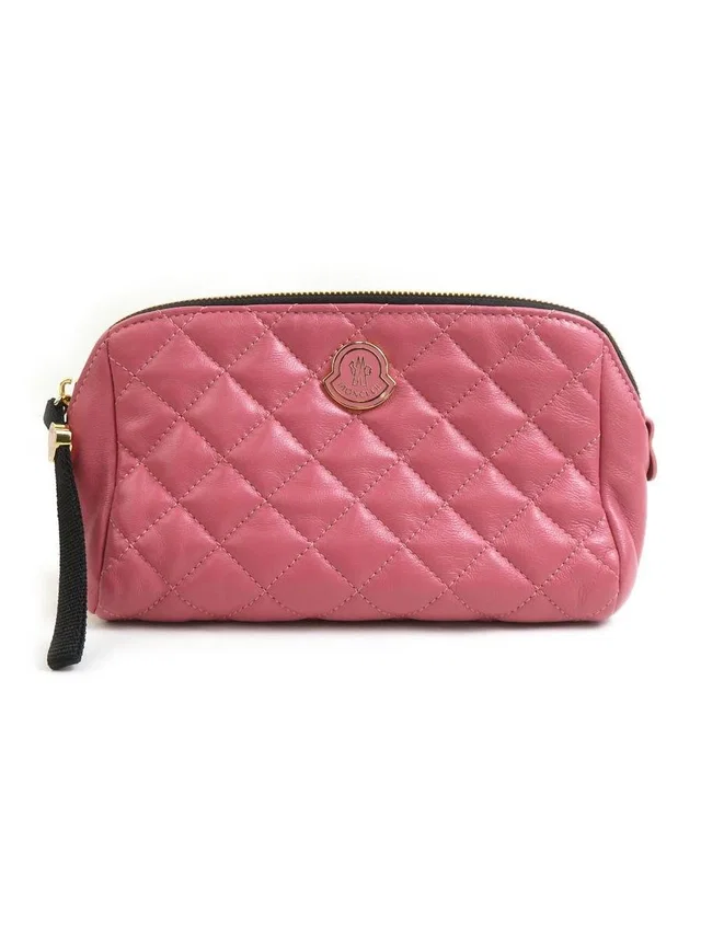 Moncler Pouch Multicase Pink #302895m19b in pink Leather from Poshmark