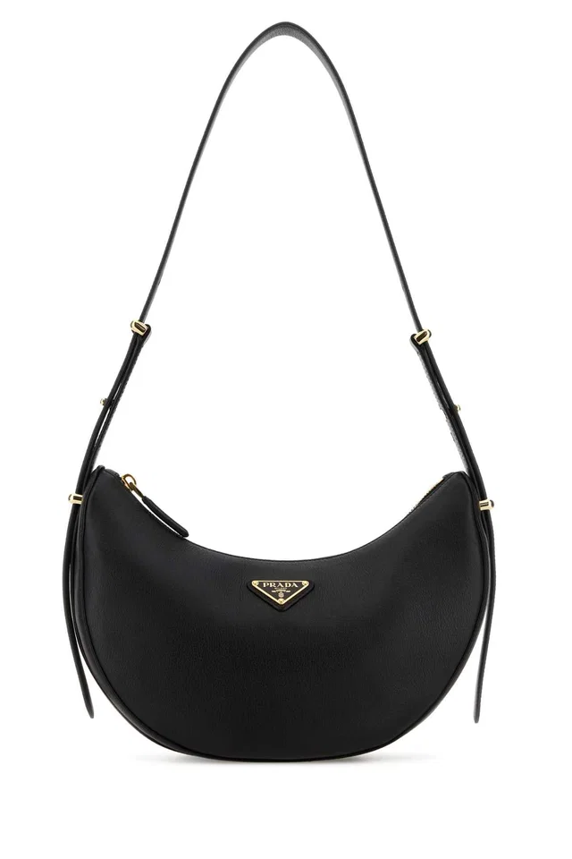 Prada Shoulder Bag — Black in Black Leather from HEWI