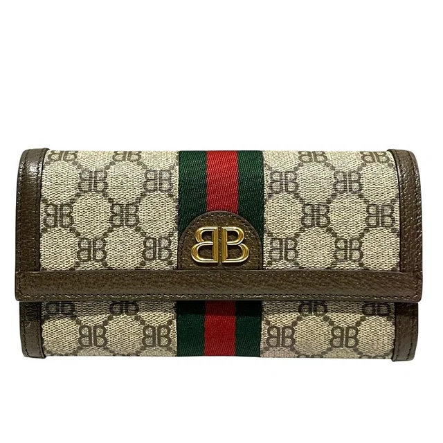 Balenciaga Gucci Hacker Continental Wallet in Leather from LuxUness