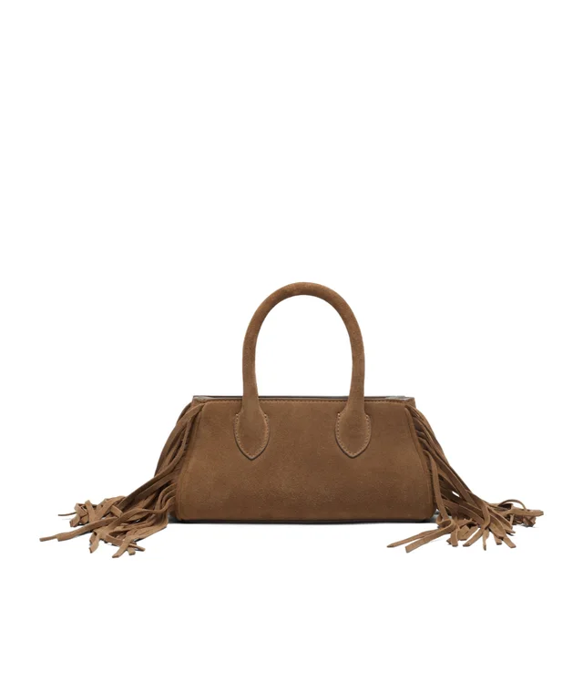 Amiri micro fringed suede tote bag, photo 3 of 5 from SENSER
