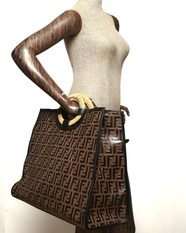 Fendi Zucca Runaway Bag in Raffia from A Retro Tale, photo 9 of 9