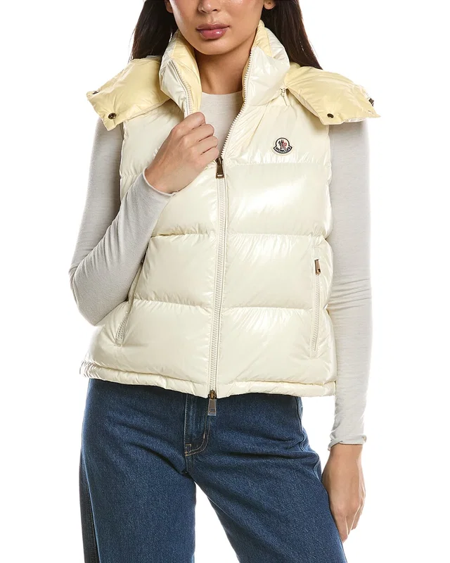 Moncler Niverolle Short Down Vest, image 1 of 1 from Rue La La