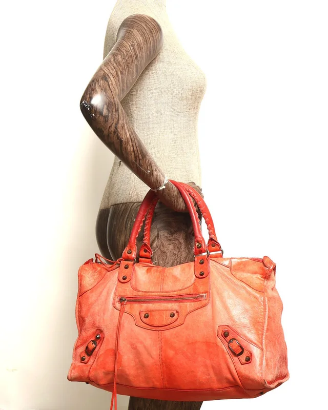 Balenciaga Motocross Classic City Bag in Leather from A Retro Tale, photo 15 of 15
